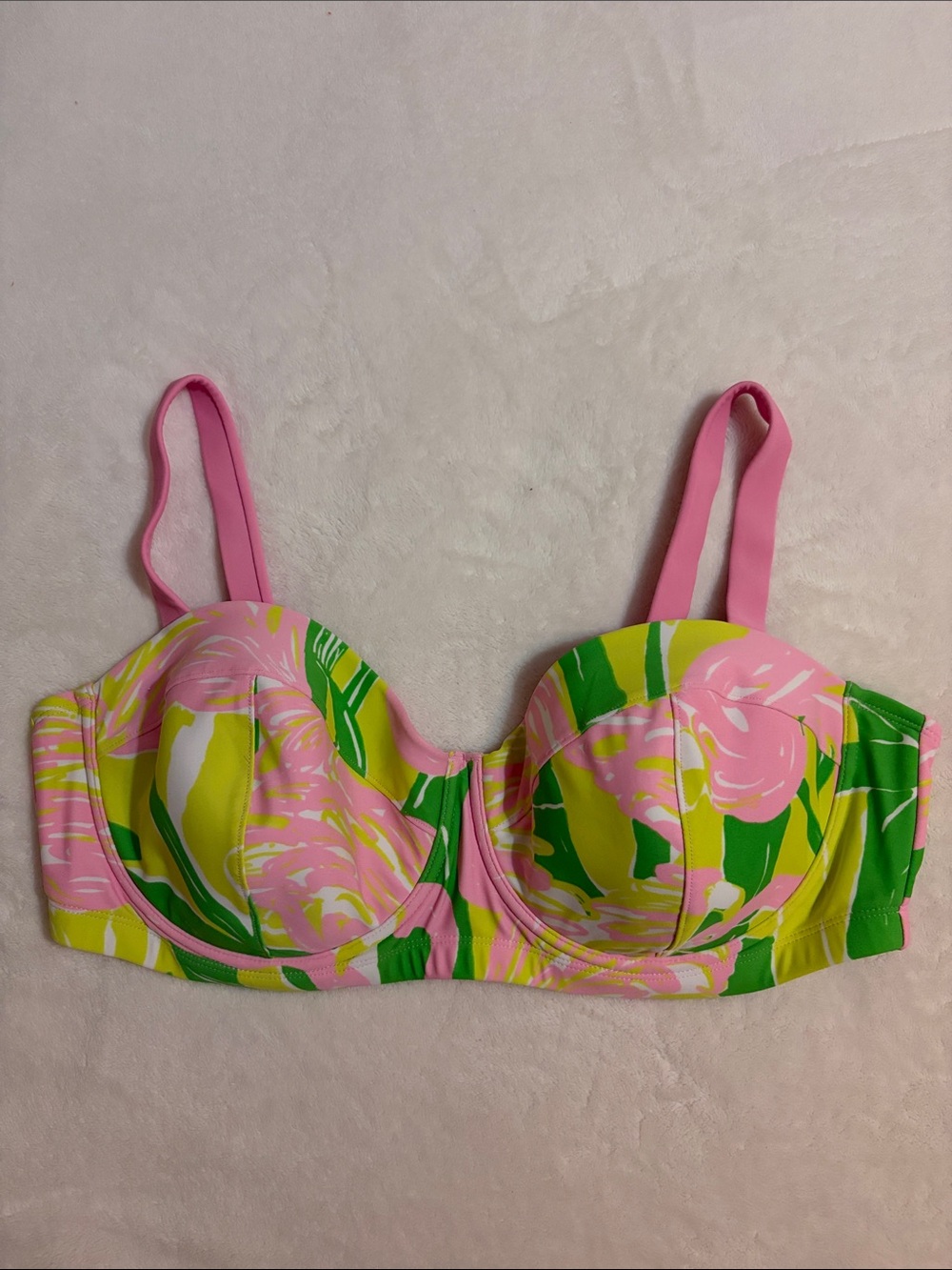Lilly Pulitzer for target bathing suit top multi-color 18W